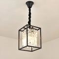 MIRODEMI Inverno e Monteleone | Square Crystal Hanging LED Chandelier 
