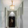 MIRODEMI Inverno e Monteleone | Square Crystal Hanging LED Chandelier for Room