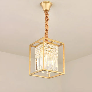 MIRODEMI Inverno e Monteleone | Square Crystal Hanging LED Chandelier 