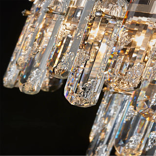 MIRODEMI Inverso Pinasca | Tiered Сrystal Ceiling LED Chandelier Details