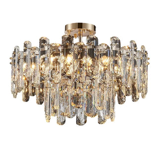 MIRODEMI Inverso Pinasca | Tiered Сrystal Ceiling LED Chandelier