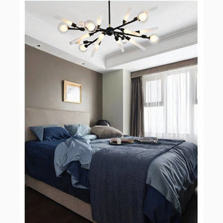 MIRODEMI® Isernia | Modern Led Chandelier for Living Room, Bedroom