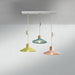 MIRODEMI Isolabona Colorful Seashell Style Chandelier for Restaurant 3 Colors Decor