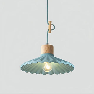 MIRODEMI Isolabona Colorful Seashell Style Chandelier for Restaurant Blue