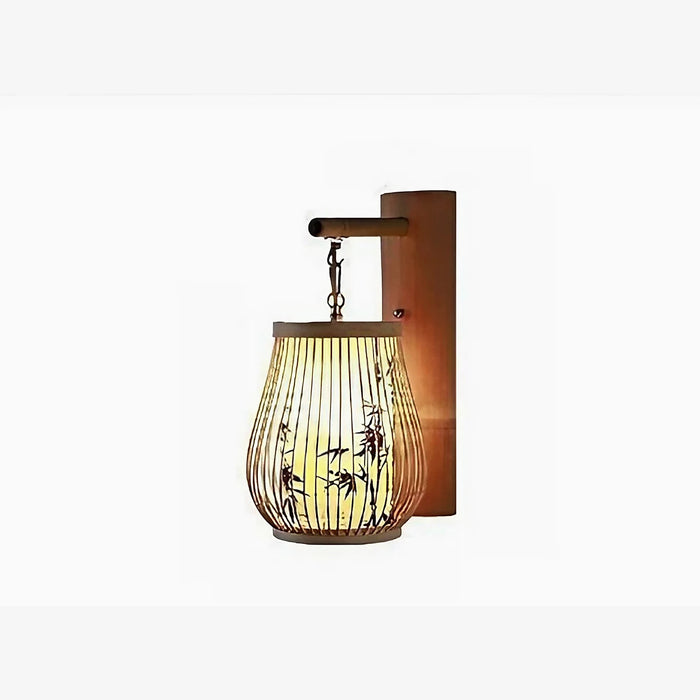 MIRODEMI® Jona | Luxury Japanese Bamboo Wall Lamp | wall light | wall sconce