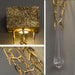 MIRODEMI® Jumilla | Creative LED Crystal Copper Wall Lamp | wall light | wall sconce