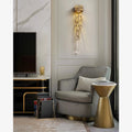 MIRODEMI® Jumilla | Creative LED Crystal Copper Wall Lamp | wall light | wall sconce