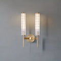 MIRODEMI® Modern Glass Copper Wall Sconce for Bathroom, Living Room image | luxury lighting | luxury wall lamps | glass lamps