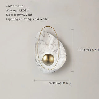 MIRODEMI® Kreuzlingen | Postmodern Marble Wall Sconce | wall light | wall lamp