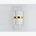 MIRODEMI® Kriens | Modern Crystal Wall Lamp for Bedroom | wall sconce | golden wall light