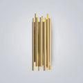 MIRODEMI® Küsnacht | Modern Polished Steel Wall lamp | wall sconces | golden wall light