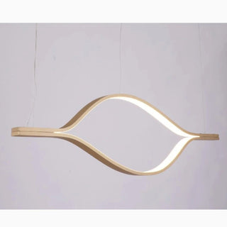 MIRODEMI® Küssnacht | Creative Gold Wave Chandelier for Bedroom