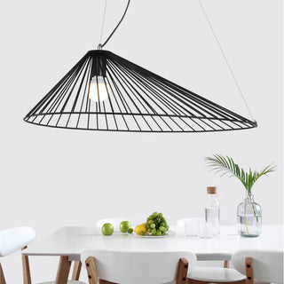 MIRODEMI® La Colmiane | Loft Straw Hat Iron Pendant Light