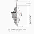 La Croix-sur-Roudoule | Duplex Spiral Crystal Stairway Chandelier from Mirodemi for Hotel 
