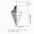 La Croix-sur-Roudoule | Duplex Spiral Crystal Stairway Chandelier from Mirodemi for Home Interior