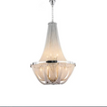 La Louviere | Silver Chain Chandelier for Living Room