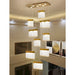 MIRODEMI La Rochette Gorgeous Crystal Blocks LED Ceiling Chandelier