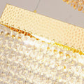 MIRODEMI La Rochette Gorgeous Crystal Blocks LED Ceiling Chandelier Details K9 Crystals