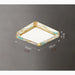 MIRODEMI® La Tour-de-Trême | Square LED Ceiling Lamp