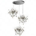 MIRODEMI La Venturi Chandelier In A Nordic Stylish Silver