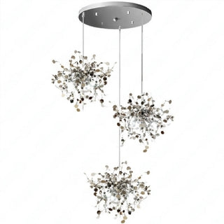 MIRODEMI La Venturi Chandelier In A Nordic Stylish Silver