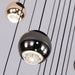 MIRODEMI® Laigueglia | Gorgeous Crystal LED Chandelier with Hanging Balls for Home