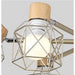 MIRODEMI® Lancy Modern Creative Wooden Ceiling Chandelier for Living Room, Bedroom Champagne / 3 6 8 Lights