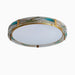 MIRODEMI® Langenthal | Round LED Сopper Ceiling Lamp off