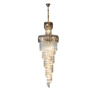 MIRODEMI® Le Cannet | Luxury Spiral Crystal Chandelier For Stairway 