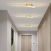 MIRODEMI® Le Grand-Saconnex | Modern gold LED Acrylic Celling Lights