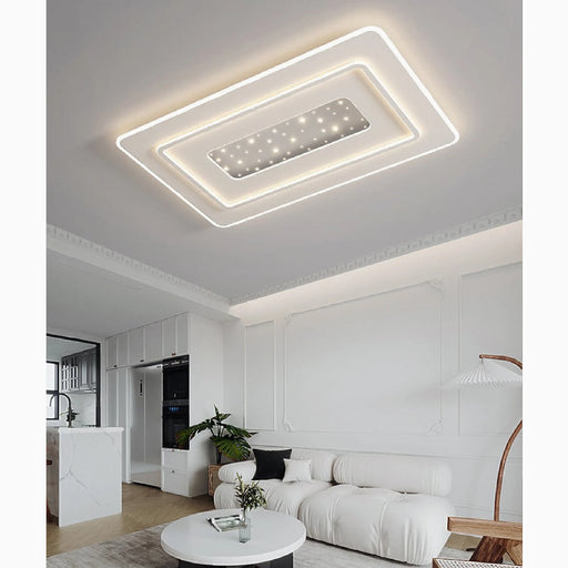 MIRODEMI® Lessines | Rectangle Minimalist Acrylic LED Ceiling Light