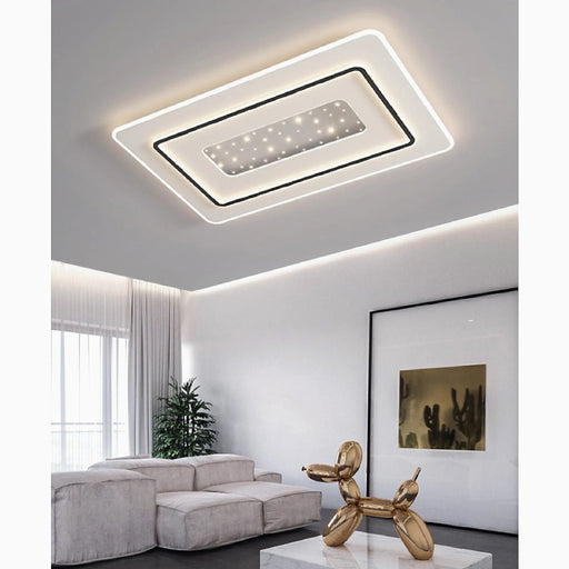 MIRODEMI® Lessines | Rectangle square Minimalist Acrylic LED Ceiling Light