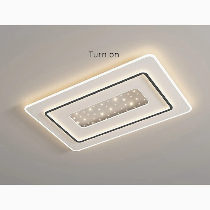 MIRODEMI® Lessines | square Minimalist Acrylic LED Ceiling Light