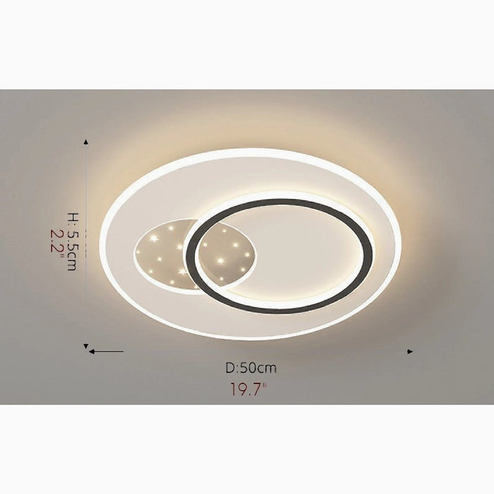 MIRODEMI® Leuven | Round Minimalist LED Ceiling Light