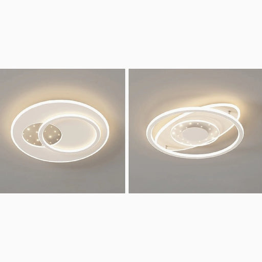 MIRODEMI® Leuven | Round Minimalist white Acrylic LED Ceiling Light