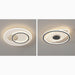 MIRODEMI® Leuven | Round Minimalist black Acrylic LED Ceiling Light