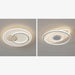 MIRODEMI® Liège | Oval gray Minimalist Acrylic LED Ceiling Light