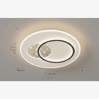 Leuven | Round Minimalist Acrylic LED Ceiling Light