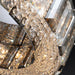 MIRODEMI® Loano | Modern Gorgeous Drum Ceiling Crystal Chandelier close up