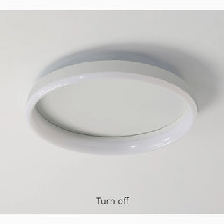 MIRODEMI® Lokeren | Round LED Ceiling Lamp off