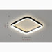 MIRODEMI® Lommel | Square black LED Ceiling Lamp