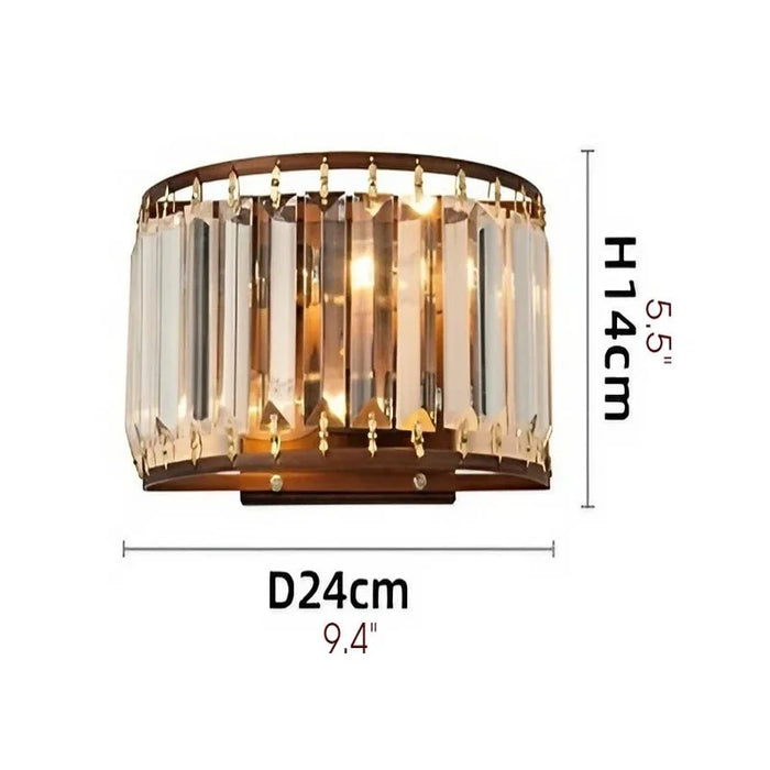 MIRODEMI® Luxury Crystal Wall Lamp in American Style for Living room, Bedroom image | luxury lighting | luxury wall lamps