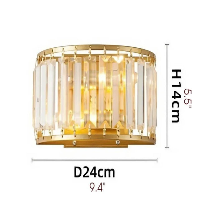 MIRODEMI® Luxury Crystal Wall Lamp in American Style for Living room, Bedroom image | luxury lighting | luxury wall lamps