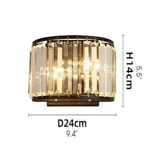 MIRODEMI® Luxury Crystal Wall Lamp in American Style for Living room, Bedroom image | luxury lighting | luxury wall lamps