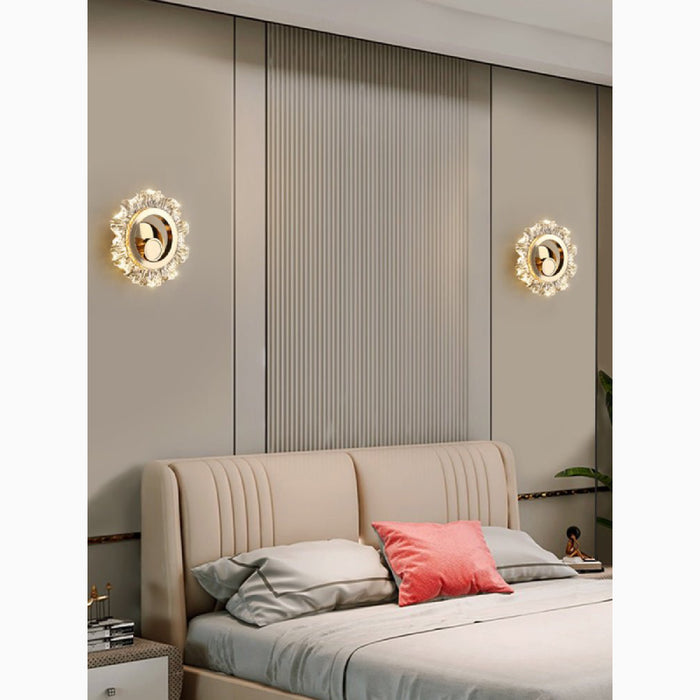 MIRODEMI® Luxury Wall Lamp in Shining Sun Style for Living Room, Bedroom image | luxury lighting | luxury wall lamps