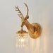 MIRODEMI® Luxury Wall Lamp in the Shape of a Deer Head for Living Room, Bedroom image | luxury lighting | luxury wall lamps