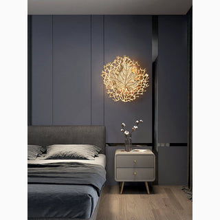 MIRODEMI® Luxury Wall Lamp in the Shape of the Leaf, Living Room, Bedroom image | luxury lighting | luxury wall lamps