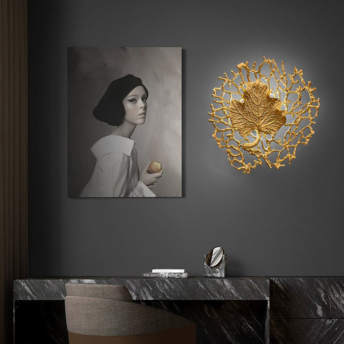 MIRODEMI® Luxury Wall Lamp in the Shape of the Leaf, Living Room, Bedroom image | luxury lighting | luxury wall lamps