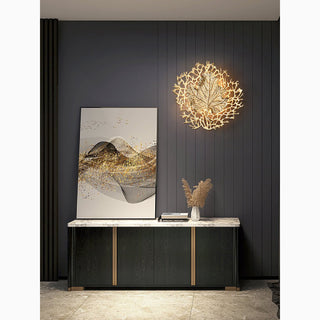 MIRODEMI® Luxury Wall Lamp in the Shape of the Leaf, Living Room, Bedroom image | luxury lighting | luxury wall lamps