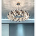 MIRODEMI® Münchenwiler | Modern Chrome Crystal Chandelier for Living Room